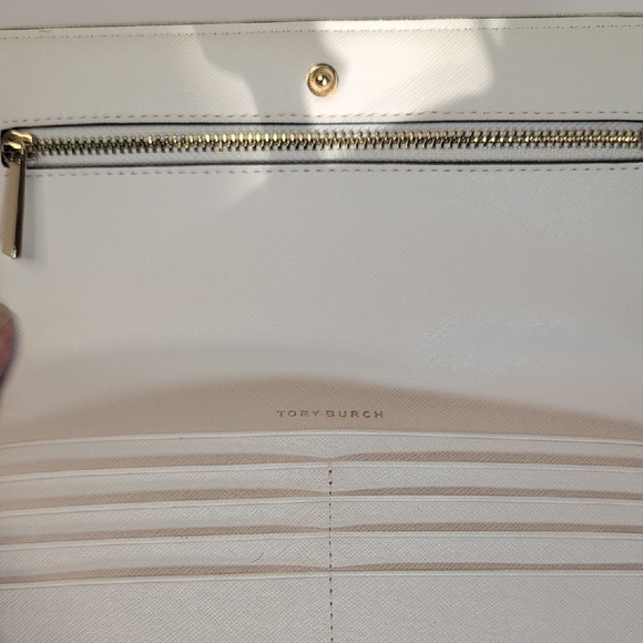 Tory Burch Emerson Applique Small Zip Tote With Matching Wallet - Picture 12 of 16